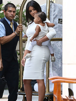 Kim Kardashian is continuing to dress her daughter just like her [Splash]