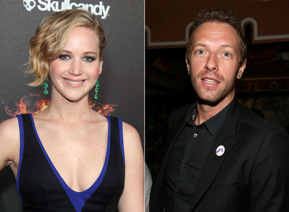 Jennifer Lawrence (l.) is reportedly dating Coldplay lead singer Chris Martin.