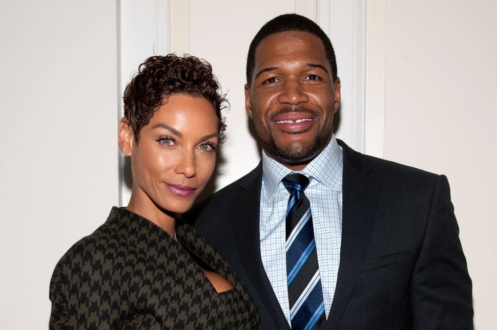 Nicole Murphy, left, and Michael Strahan were spotted on a lunch date Thursday, just a few weeks after they announced their split.