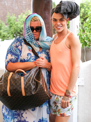 Bobby Norris and Gemma Collins in Ibiza [Rex] 
