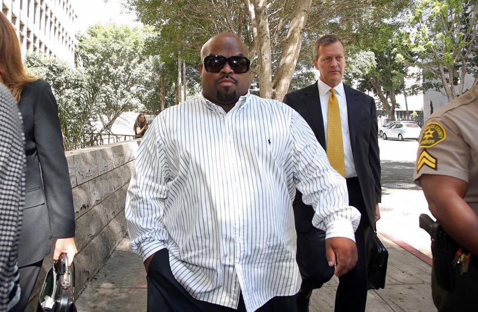 Entertainer Cee Lo Green leaves Los Angeles Superior Court after a hearing Friday, Aug. 29 hwere he  pleaded no contest to giving a woman ecstasy in 2012.