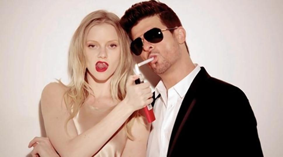 Robin Thicke has testified that he was high when promoting his megahit.