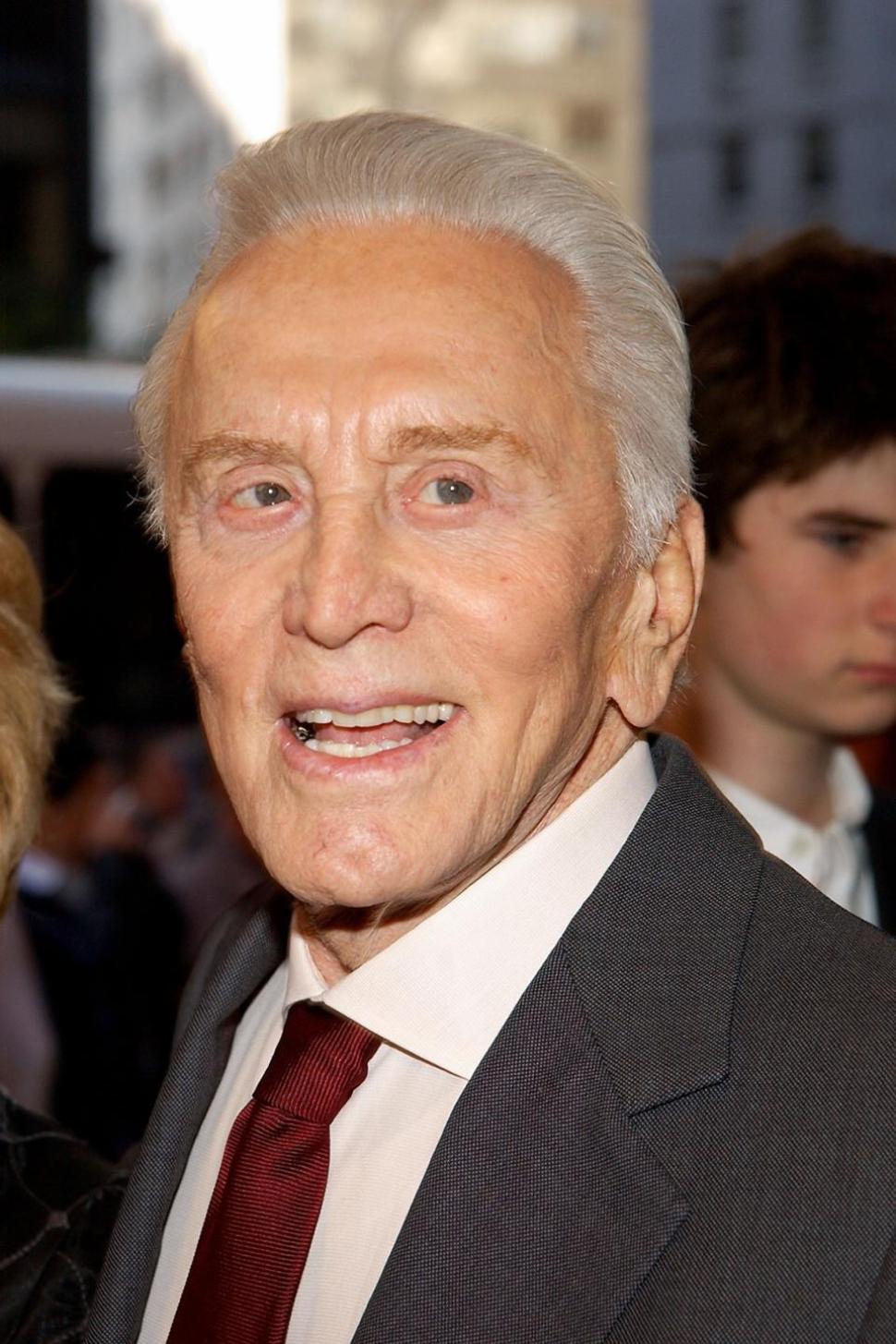 Kirk Douglas during It Runs In The Family New York Premiere at Loews Lincoln Square in New York, New York, United States. (Photo by Lawrence Lucier/FilmMagic)