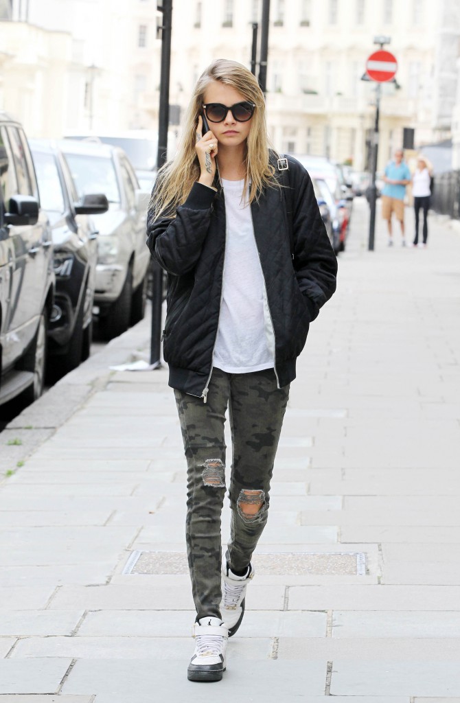 Cara Delevingne Out And About In London