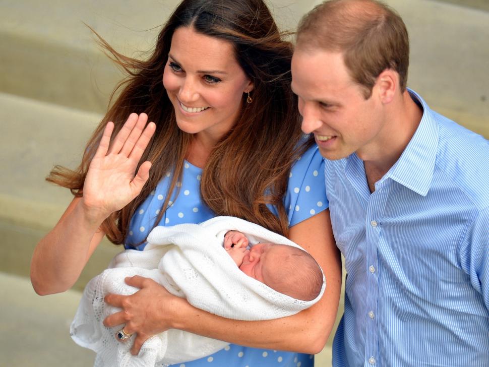 Prince William, Duke of Cambridge and Catherine, Duchess of Cambridge, welcomed Prince George in July 2013 after she battled hyperemenis gravidarum.