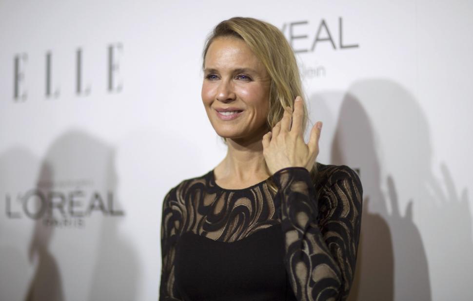 Renee Zellweger at the 21st annual ELLE Women in Hollywood Awards in Los Angeles on Monday. 