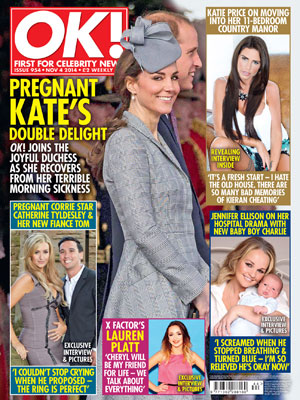 Kate Middleton 'steadily recovering' from morning sickness [OK!]