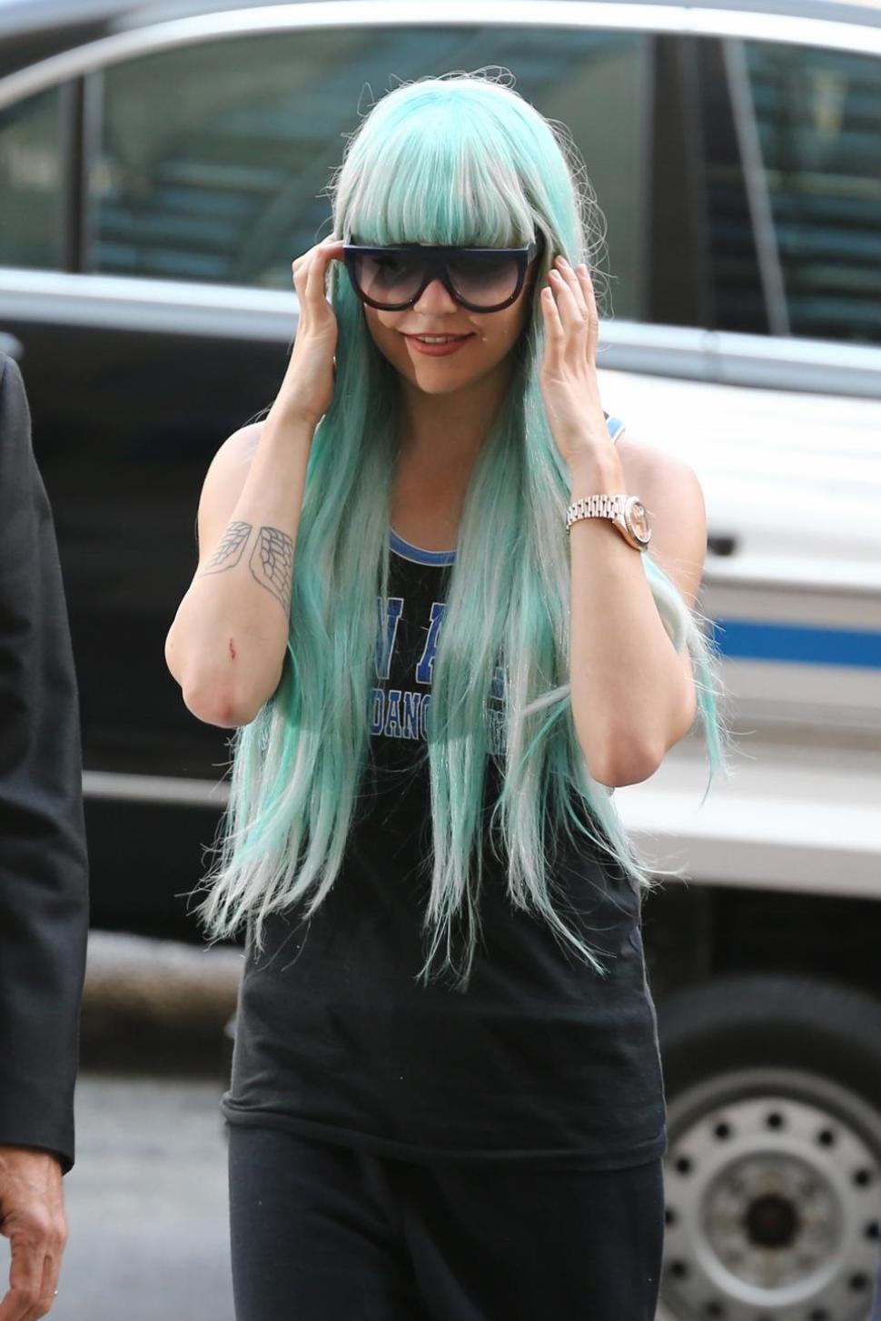  Amanda Bynes attending an appearance at Manhattan Criminal Court on July 9 in New York.