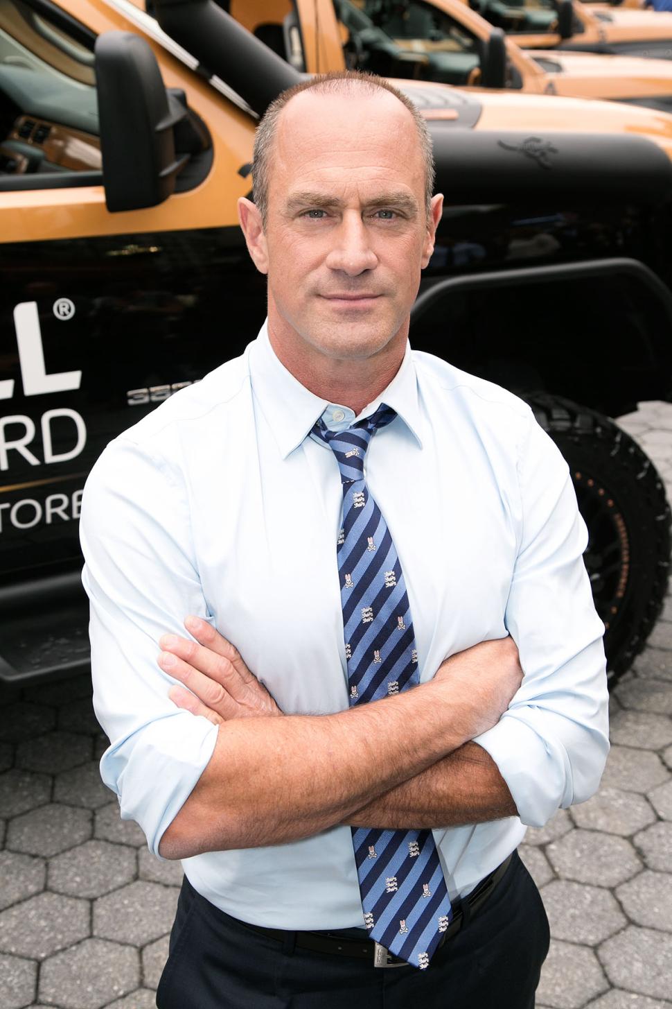 Christopher Meloni’s ‘L&O’ shoots have put him atop the Empire State Building as well as hanging from building ledges.