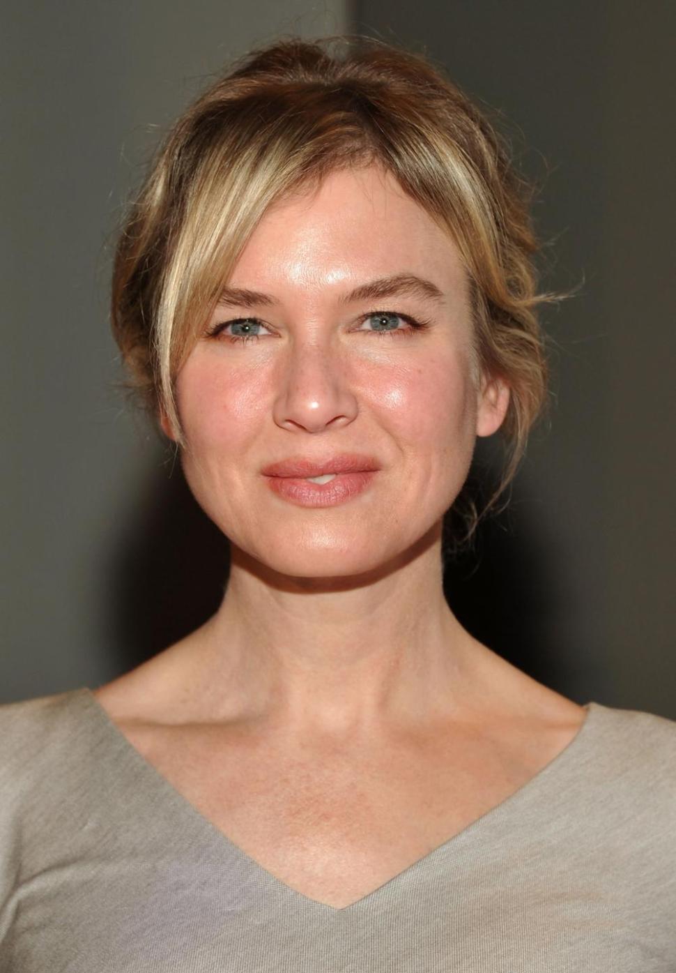 Actress Renee Zellweger attends the Carolina Herrera Spring 2012 fashion show at Lincoln Center on Sept. 12, 2011, in New York.