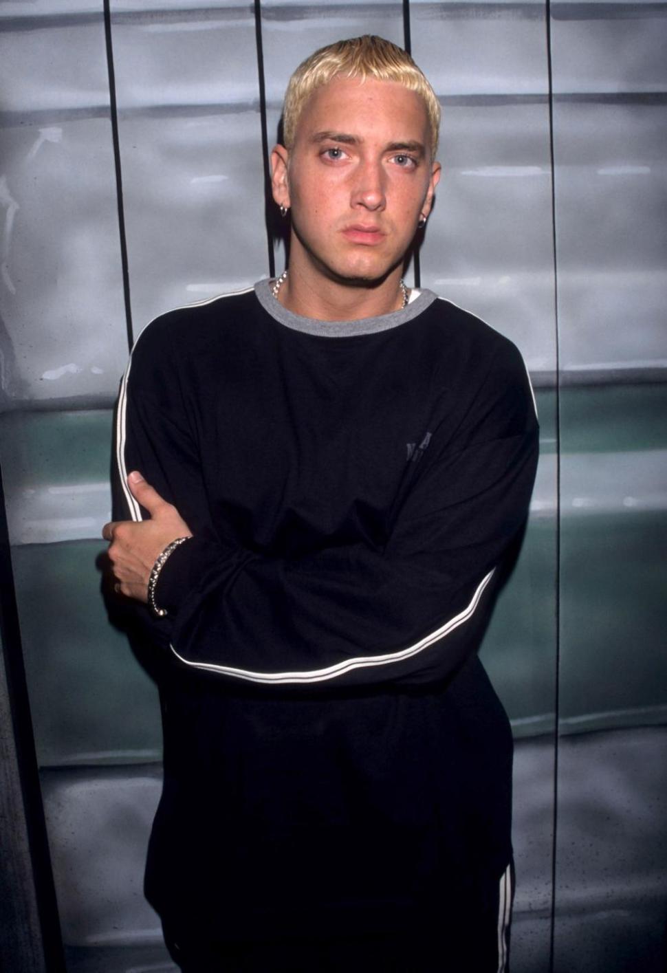 Eminem pictured during his ‘Slim Shady’ heyday. 