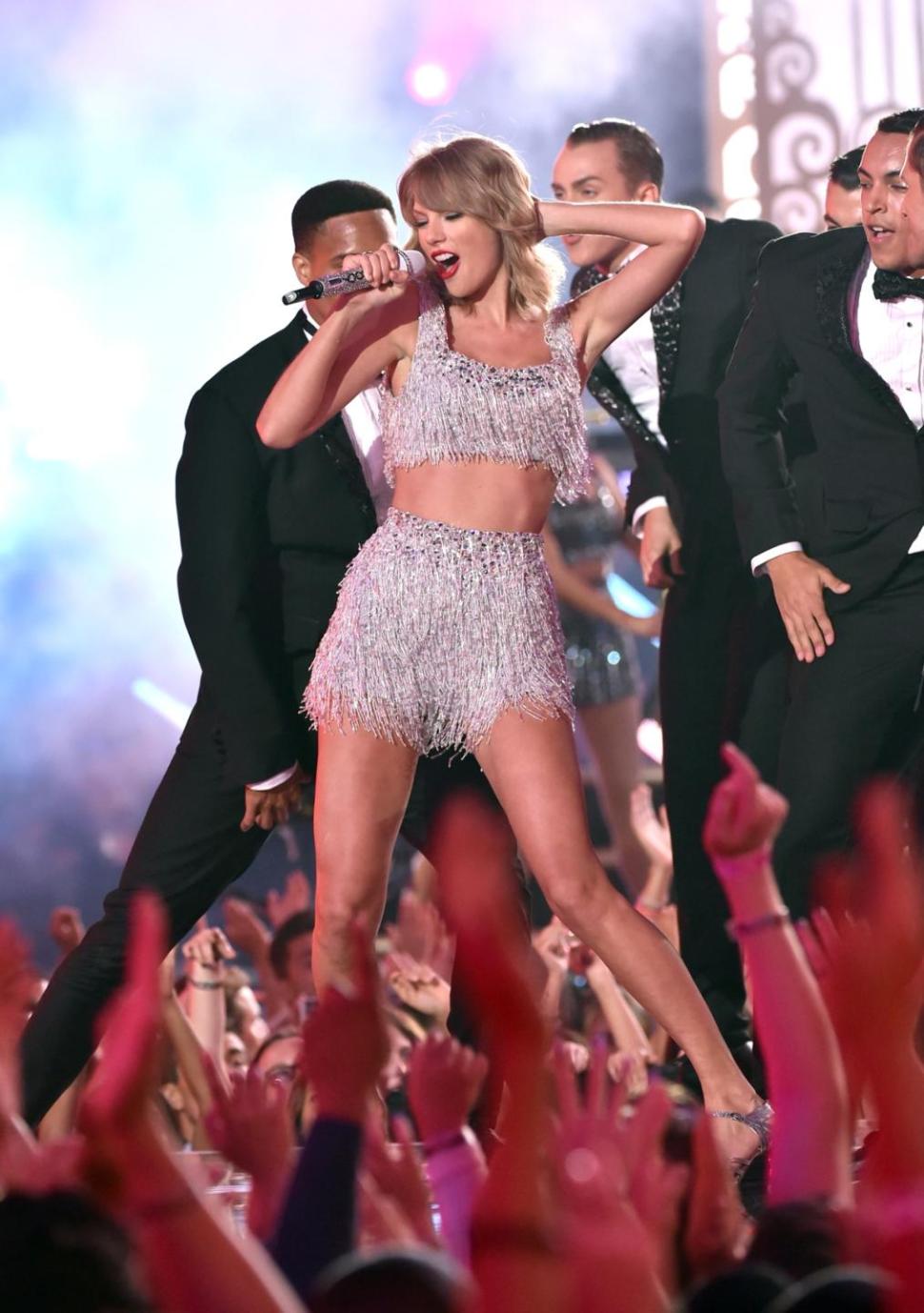 Taylor Swift, above at the 2014 MTV Video Music Awards, yanked all of her music from Spotify earlier this month, saying the service didn't value artists.