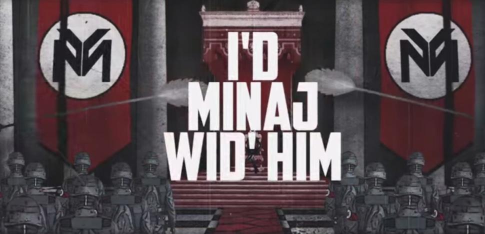 Nicki Minaj is criticized for the music video for her new single 'Only,' featuring Drake, Lil Waye and Chris Brown, for use of Nazi-inspired imagery.