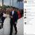 Eric Trump and bride Lara Yunaska in Palm Beach, Florida, on Saturday at the Trump-owned Mar-a-Lago in Palm Beach, Fla. — and the bride-to-be isn't going to let a couple of arm casts stop her.