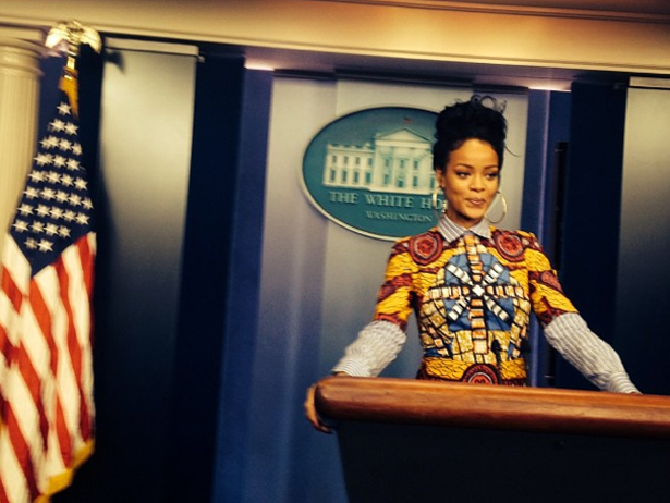 Rihanna Scandal at the White House