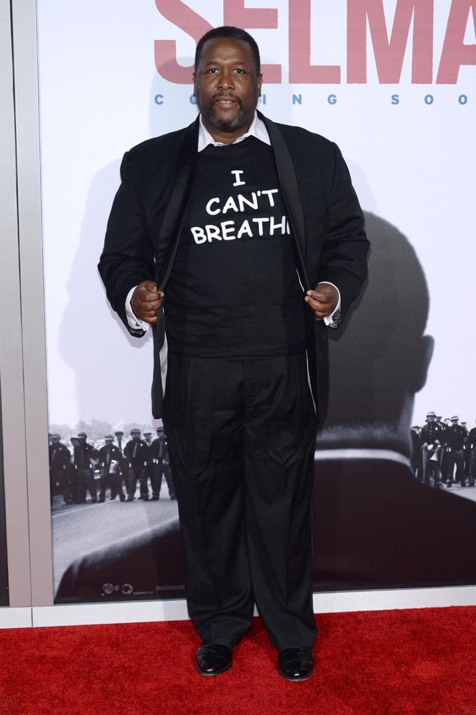 Actor Wendell Pierce joined in the outcry over the Eric Garner death by NYPD chokehold.