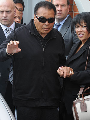 Muhammed Ali is currently being treated for a mild case of pneumonia [Wenn]