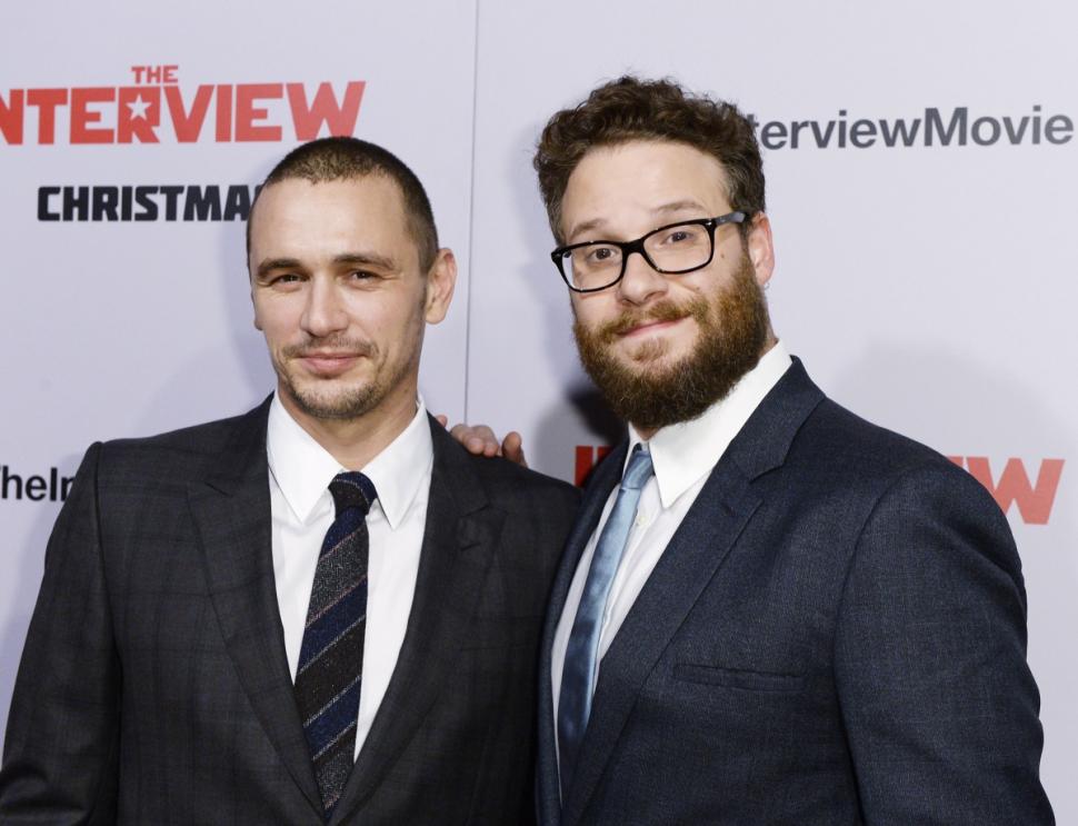 Seth Rogen said he got paid more than James Franco because he also co-wrote, directed and produced the film, which hits theaters on Christmas.