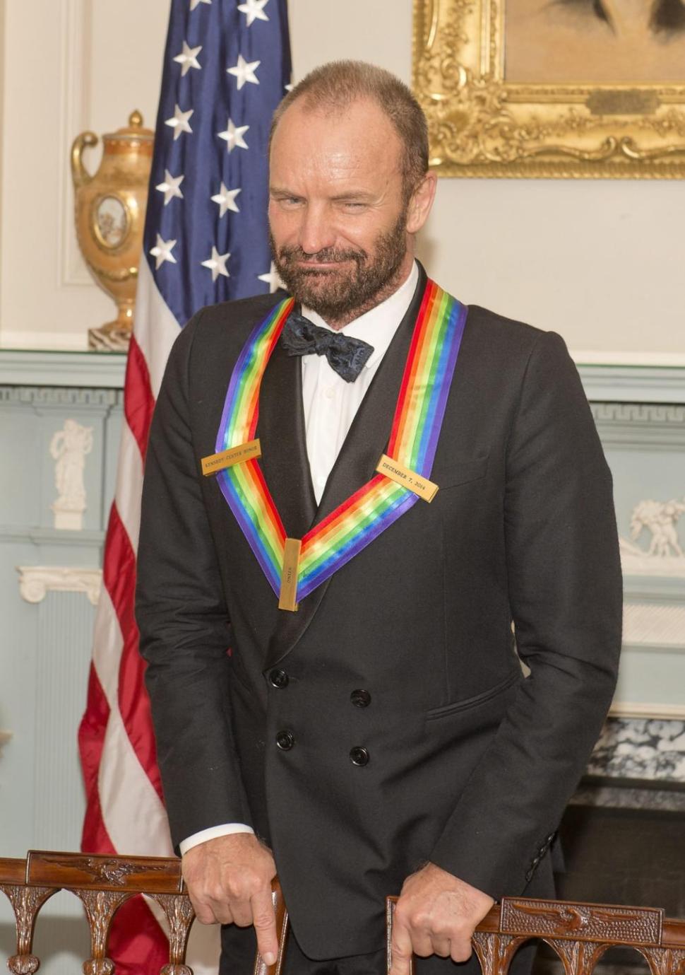 Sting said he was bewildered to receive the honor.