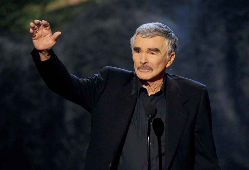 Burt Reynolds accepts award onstage during Spike TV's Guys Choice 2013 Awards.