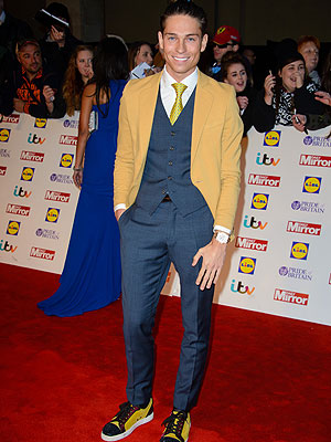 Joey Essex was told off at the Pride of Britain Award 2014 [Wenn]