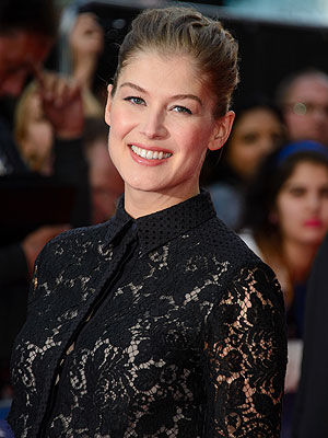 Rosamund Pike has proudly delivered her second baby boy into the world this week [Wenn]