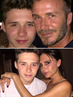 Brooklyn Beckham celebrates New Year with David and Victoria [Instagram]