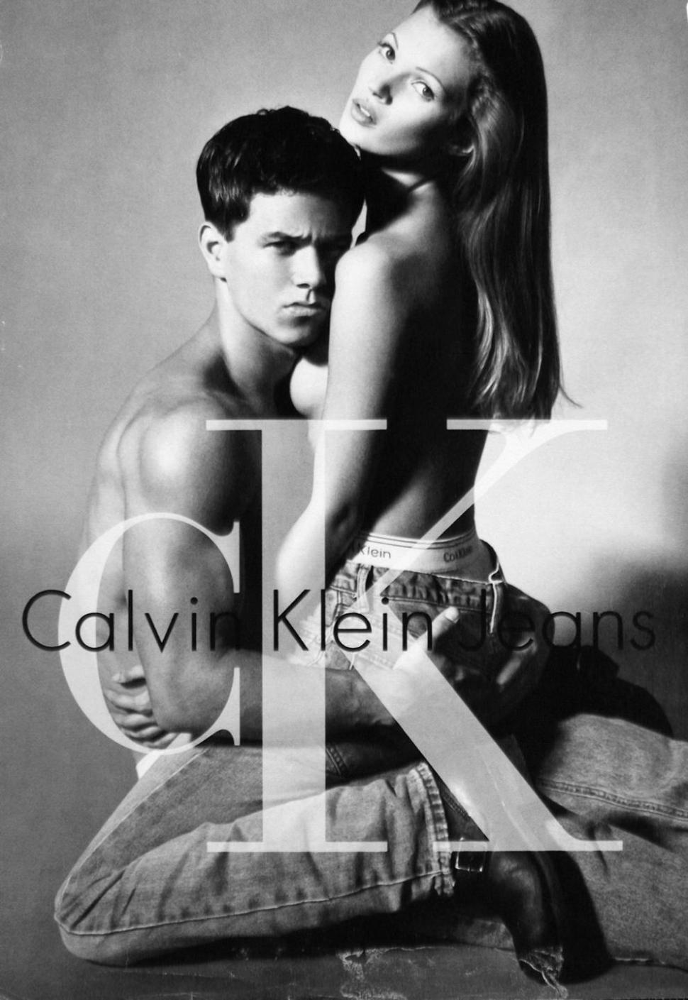 Mark Wahlberg in his original 1992 Calvin Klein ad