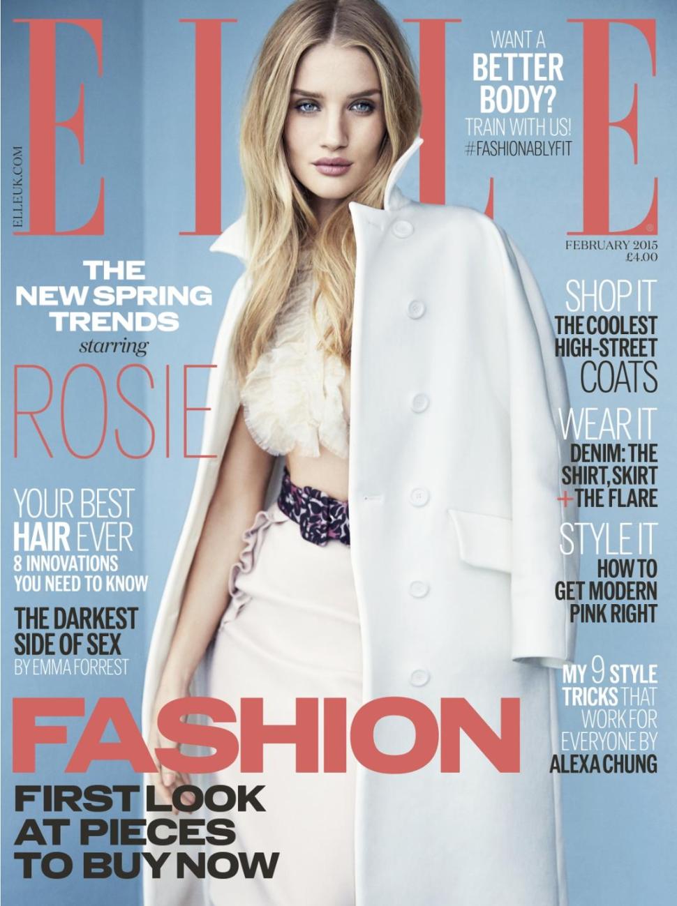 Jamie Dornan of "50 Shades of Grey" on cover of Elle. 