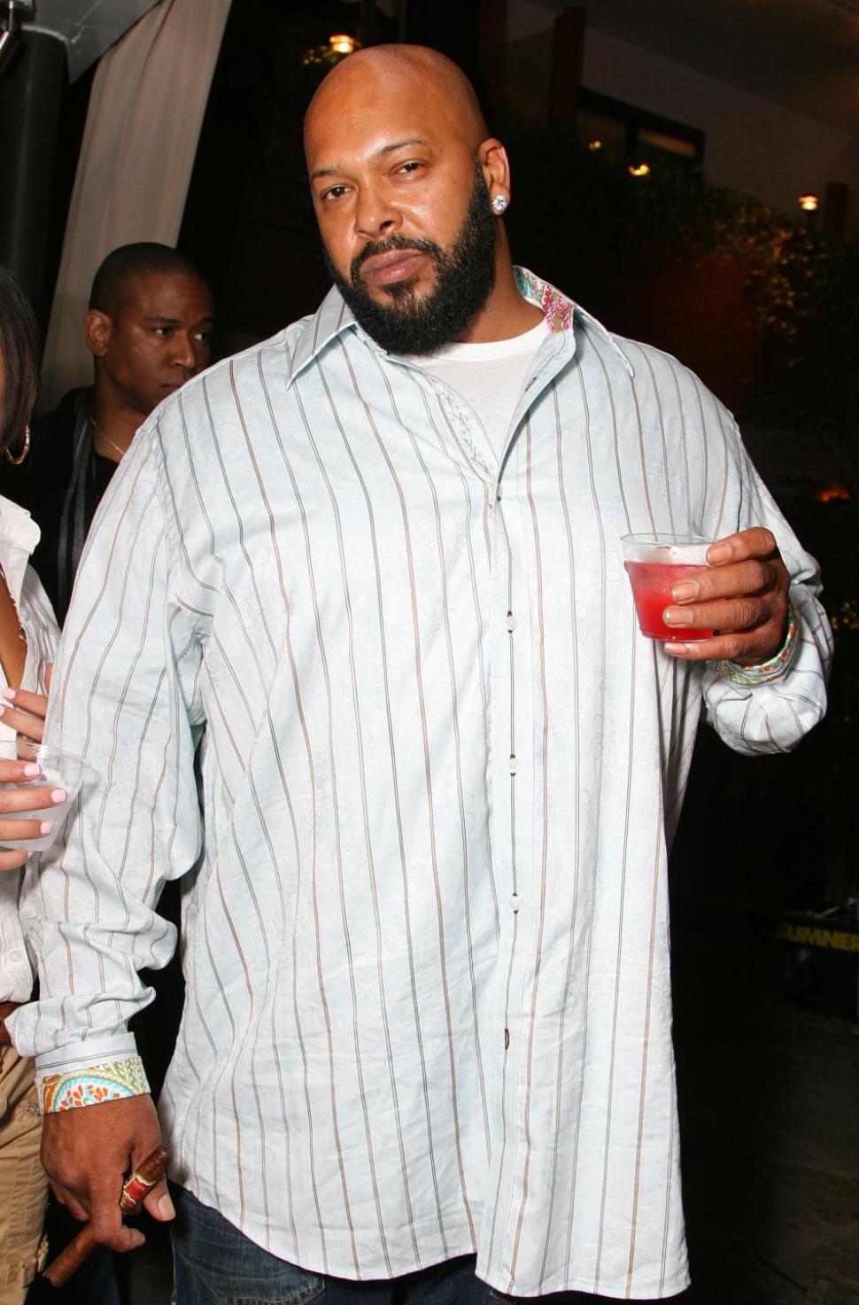 Rap mogul Suge Knight allegedly ran over a bystander with his car and killed him at a film shoot in Compton.