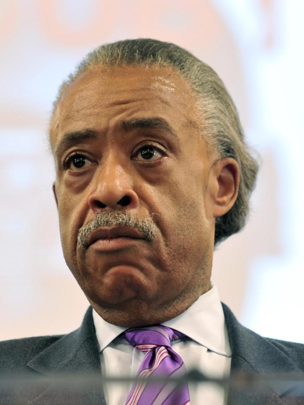 The Rev. Al Sharpton is outraged no black actors were nominated for an Academy Award.
