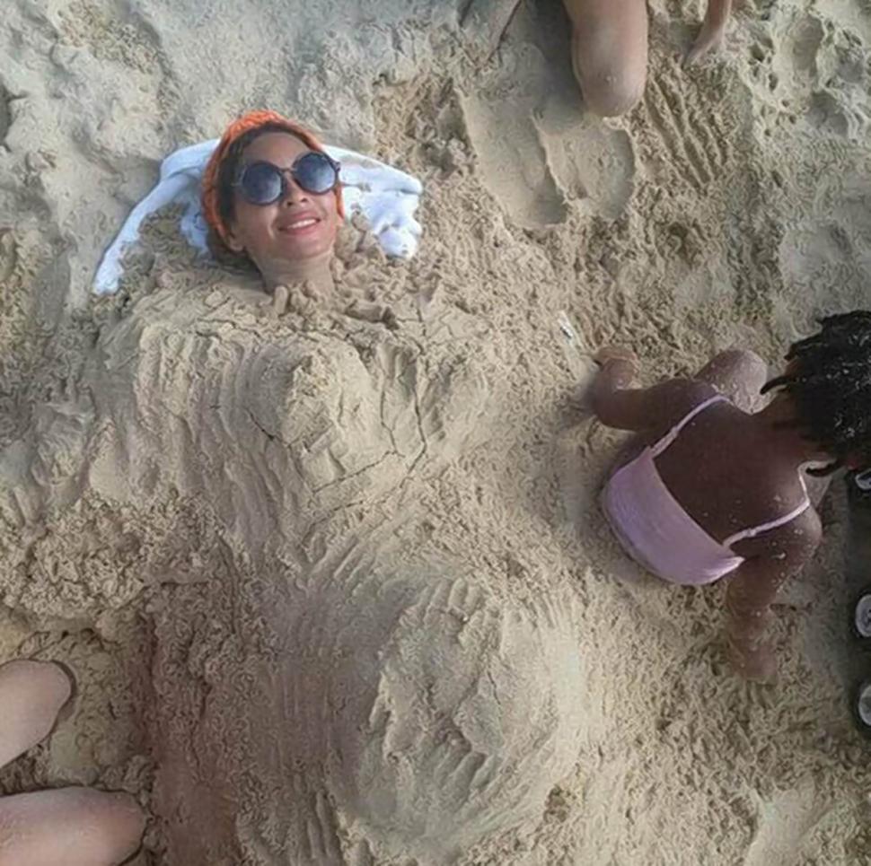 Beyoncé: What's under all that sand, anyway?