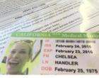 Chelsea Handler shared a pic of her Medical Marijuana Card with her Twitter followers.