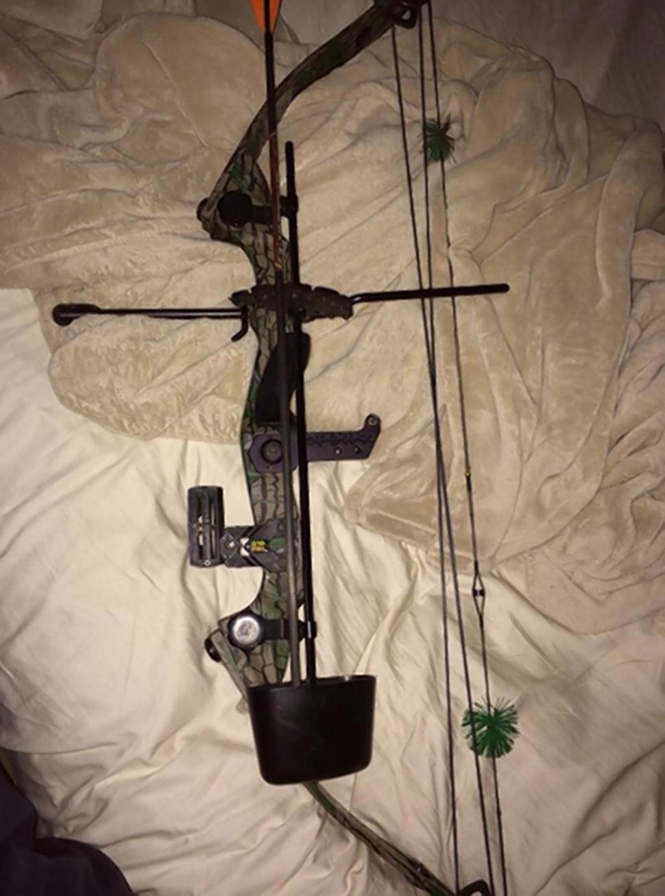 Mason Whitaker tagged Brown's boyfriend Nick Gordon in some of the weapons pics.