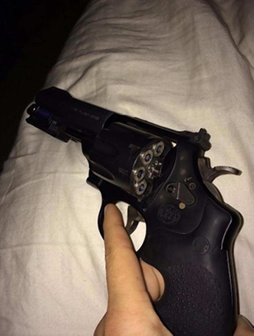 Mason Whitaker posted a series of gun and weapon pictures in June.