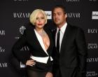 NEW YORK, NY - SEPTEMBER 05: Lady Gaga and Taylor Kinney attend Samsung GALAXY At Harper's BAZAAR Celebrates Icons By Carine Roitfeld at The Plaza Hotel on September 5, 2014 in New York City. (Photo by Dimitrios Kambouris/Getty Images for Samsung)