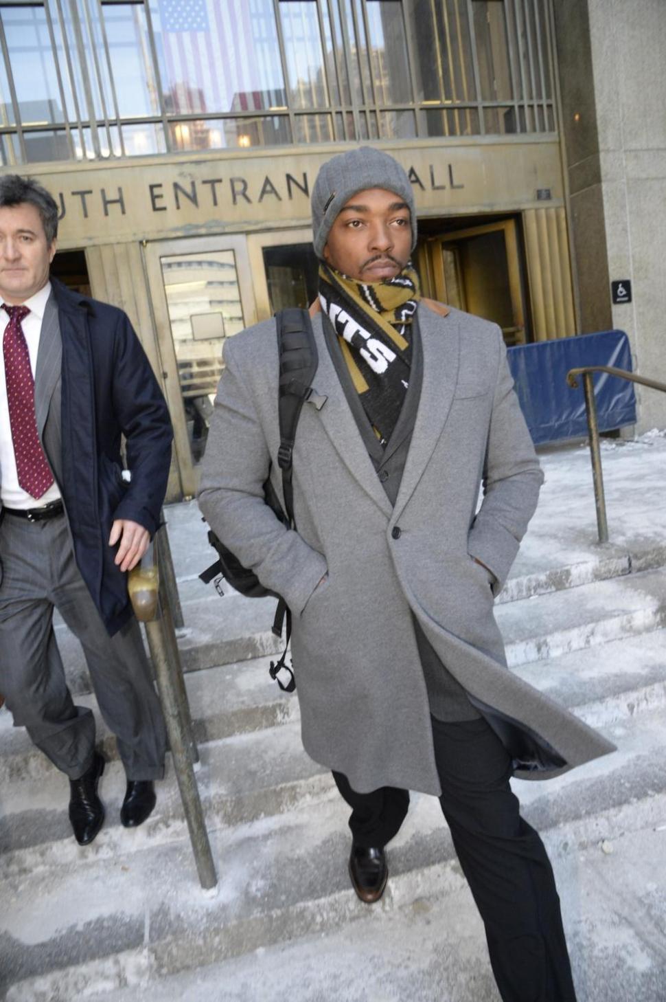 Anthony Mackie was convicted Friday at a bench trial in Manhattan Criminal Court.