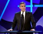 BEVERLY HILLS, CA - JANUARY 31: Actor George Clooney speaks onstage at the 19th Annual Art Directors Guild Excellence In Production Design Awards at the Beverly Hilton Hotel on January 31, 2015 in Beverly Hills, California. (Photo by Kevin Winter/Getty Images)