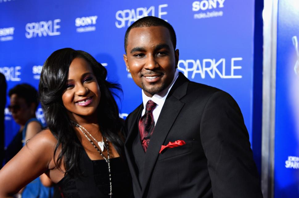 Bobbi Kristina Brown with Nick Gordon. The two said they were married, but that marriage has been questioned.