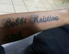 Nick Gordon posted a photo of a new tatto that has 'Bobbi Kristina' written on his arm.