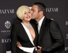 Lady Gaga showed off her engagement ring from Taylor Kinney.