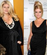 Kirstie Alley's weight loss.