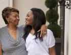 Cissy Houston and Bobbi Kristina Brown during the taping of their TV show, ‘The Houstons On Our Own.’