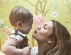 Drew Barrymore shared this photo of her and her child on Instagram.
