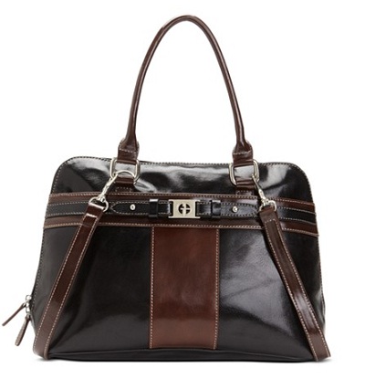 LEATHER TOTE TOP HANDLE