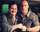 Lillo Brancato posted photos to Instagram from the set of his first film since his release from jail on Dec 31, 2013 entitled 'Back In the Day.' Brancato takes a picture with Joe D'onofrio.