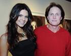 Kendall Jenner, Bruce Jenner and Russell James attend the Nomad Two Worlds and Russell James Private Reception at Guy Hepner Gallery on April 24, 2013 in Hollywood, Calif.