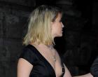 a photo of Dianna Agron suffering a nip slip in low cut dress during mcqueen gala
