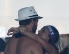 Patrick Schwarzenegger had hands all over brunette while in Cabo.