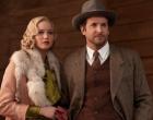Jennifer Lawrence and Bradley Cooper play a mill-owning couple whose vast land ownings are wanted by the government in “Serena.”